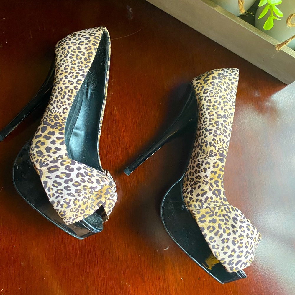 Leopard print shoes